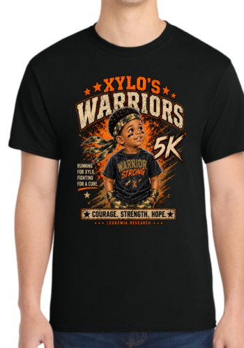 Xylo’s 5K Run Black T-Shirt